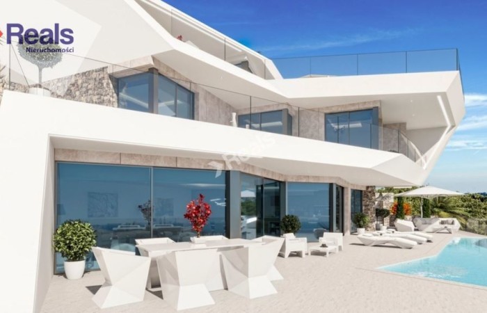 costa blanca, COSTA BLANCA, Nowoczesna willa w Benissie z widokiem na morze