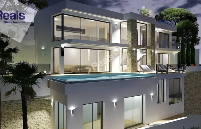costa blanca, COSTA BLANCA, Willa w Moraira, Calpe z widokiem na morze.