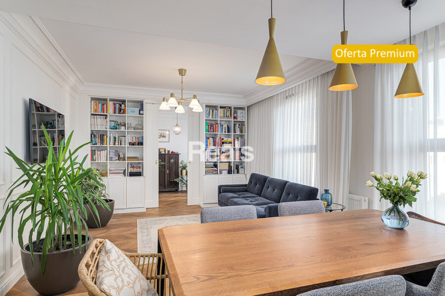 WARSZAWA, Barska, Elegancki Apartament- 4pok.+garderoba + 2 balkony