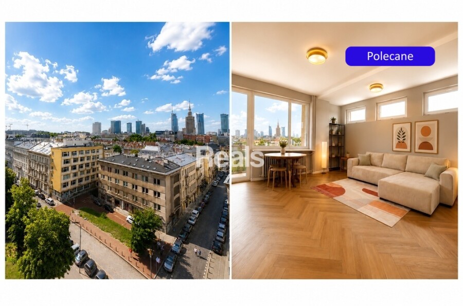 WARSZAWA, Tamka, NOWE 3 pokoje z panoramiczną loggią - Śródmieście