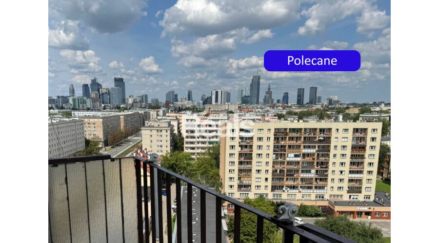 WARSZAWA, Grójecka, 3 pokoje z widokiem na Centrum